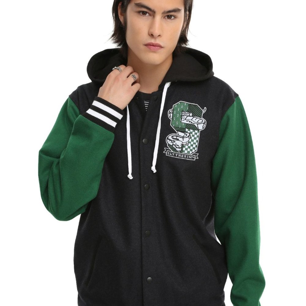 Hot Topic Exclusive Slytherin Varsity Jacket